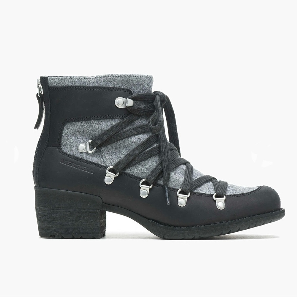 Merrell Shiloh II Boots in black and grey